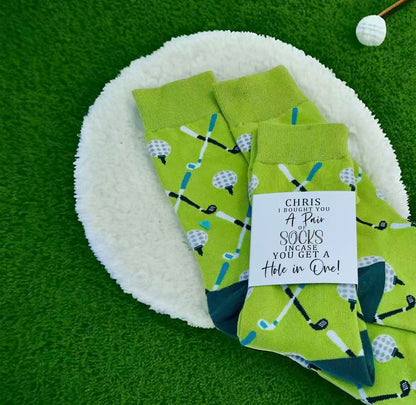 Personalised Golfer Socks - Funny Socks Gift for Golfer