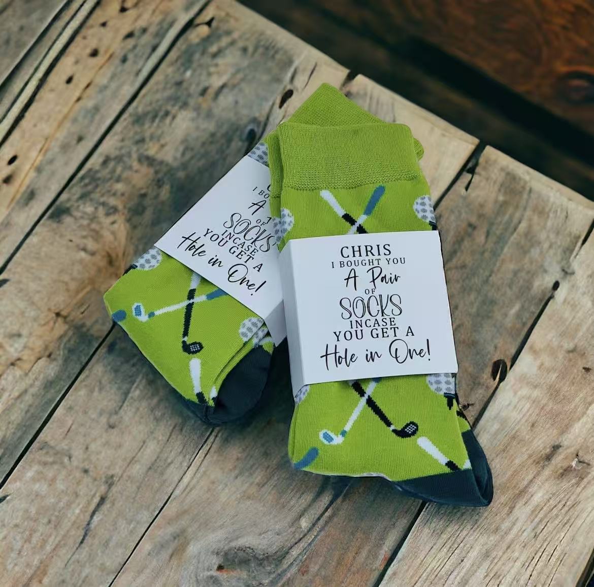 Personalised Golfer Socks - Funny Socks Gift for Golfer