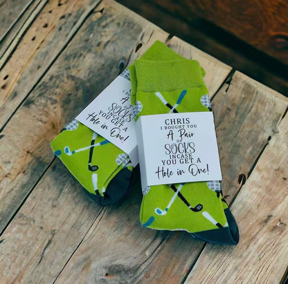 Personalised Golfer Socks - Funny Socks Gift for Golfer