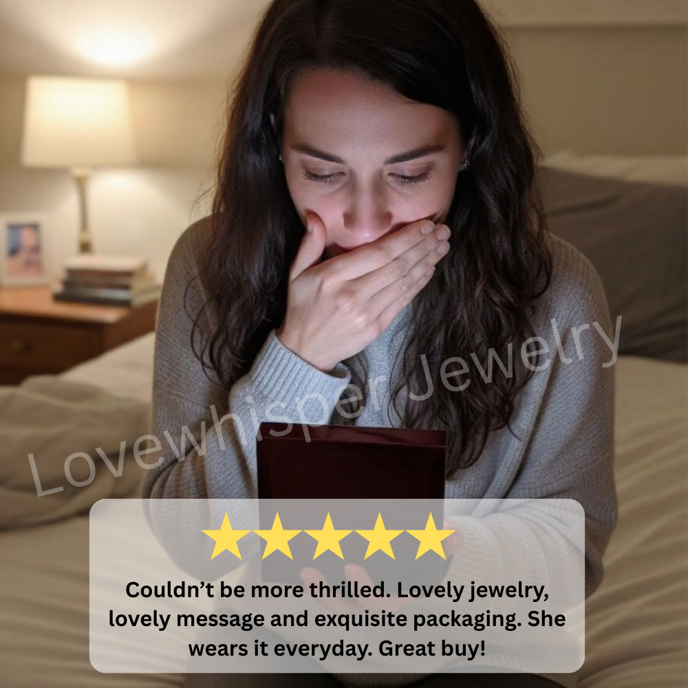 To My Granddaughter Necklace - Love Heart Necklace - You Are My World