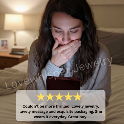 To My Granddaughter Necklace - Love Heart Necklace - You Are My World