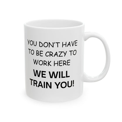 FUNNY novelty coffee mug for coworker employee boss 11oz white
