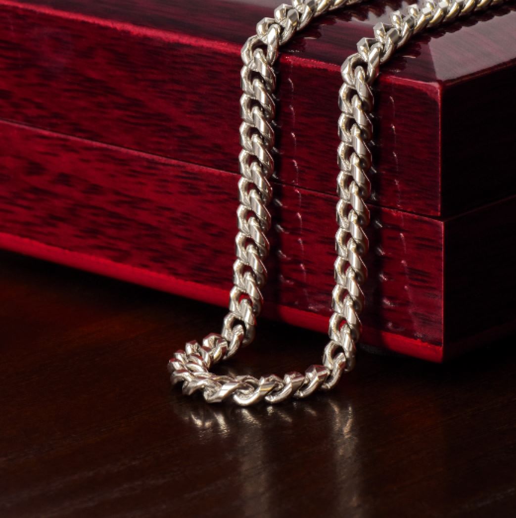 To My Son - Cuban Link Necklace - Look Beside You