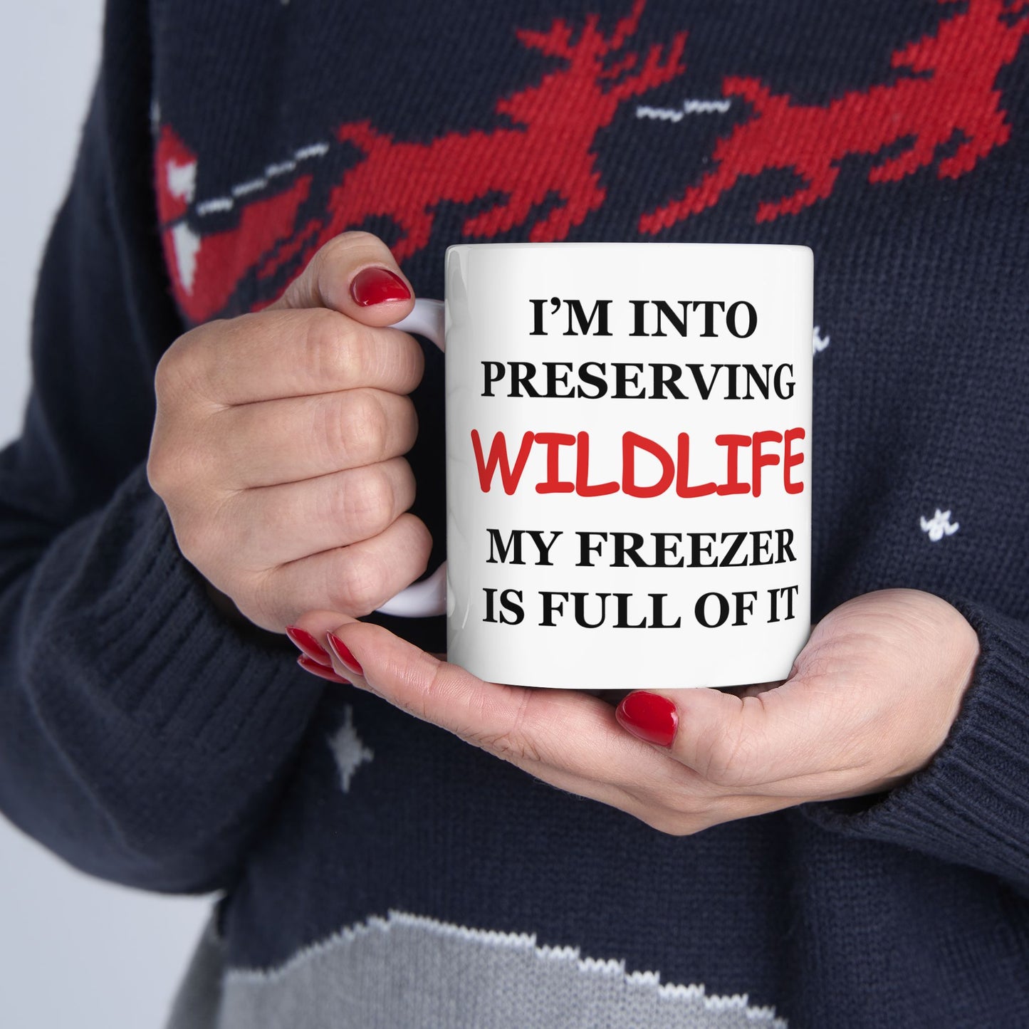 FUNNY Coffee Mug for Hunter 11oz white
