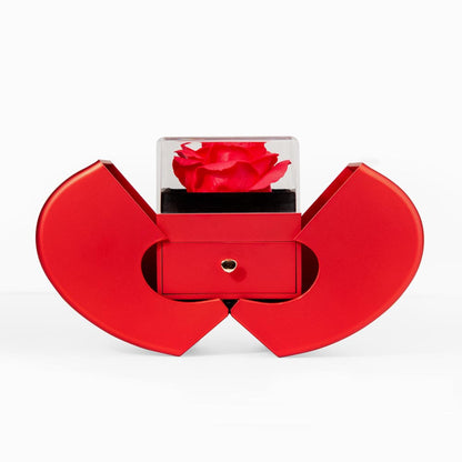 To My Wife Necklace - Love Knot Necklace - Eternal Rose Gift Box