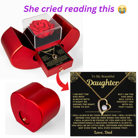 (Almost Sold Out) You Will Always Be My Little Girl - Necklace Gift for Daughter from Dad