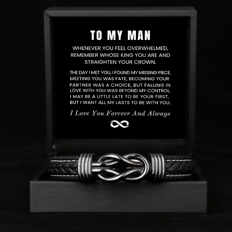 To My Husband - Link Bracelet - All My Lasts with You Gift
