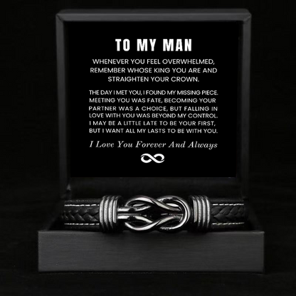 To My Husband - Link Bracelet - All My Lasts with You Gift