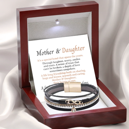 To My Daughter - Layered Bracelet - I Love You More