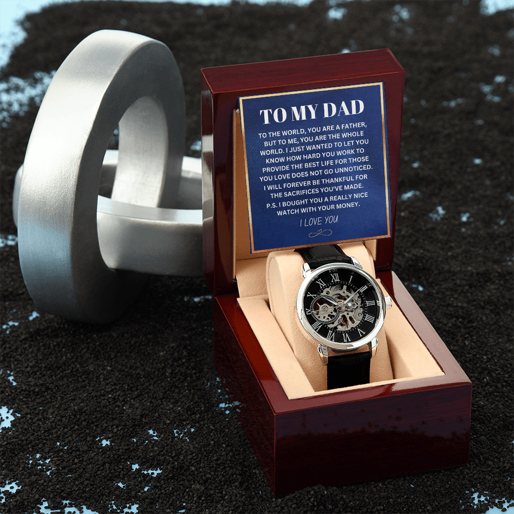 You Are The Whole World - Father's Day Watch Gift for Dad