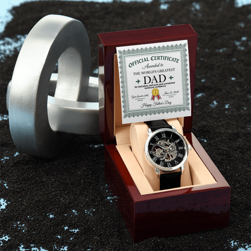 World's Greatest Dad - Father's Day Watch Gift for Dad