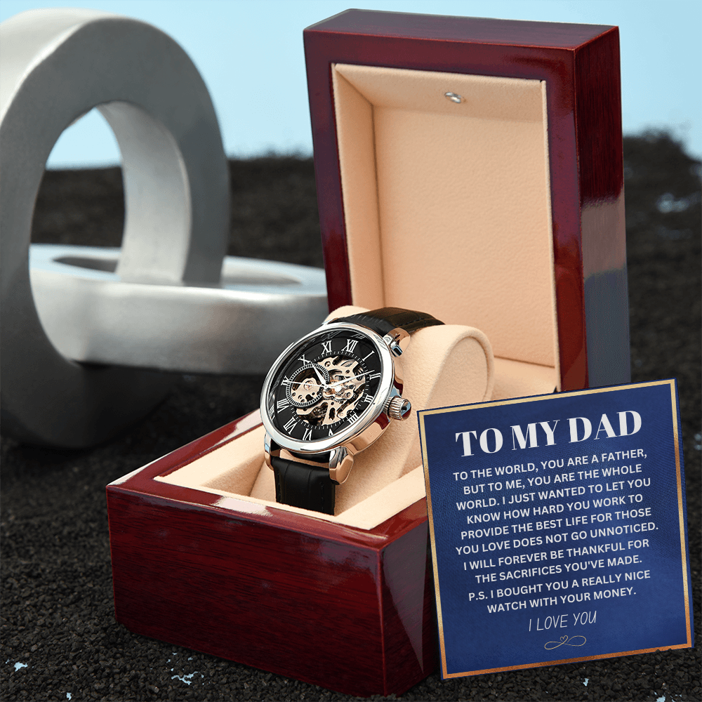 You Are The Whole World - Father's Day Watch Gift for Dad