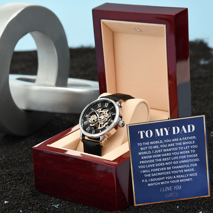 You Are The Whole World - Father's Day Watch Gift for Dad