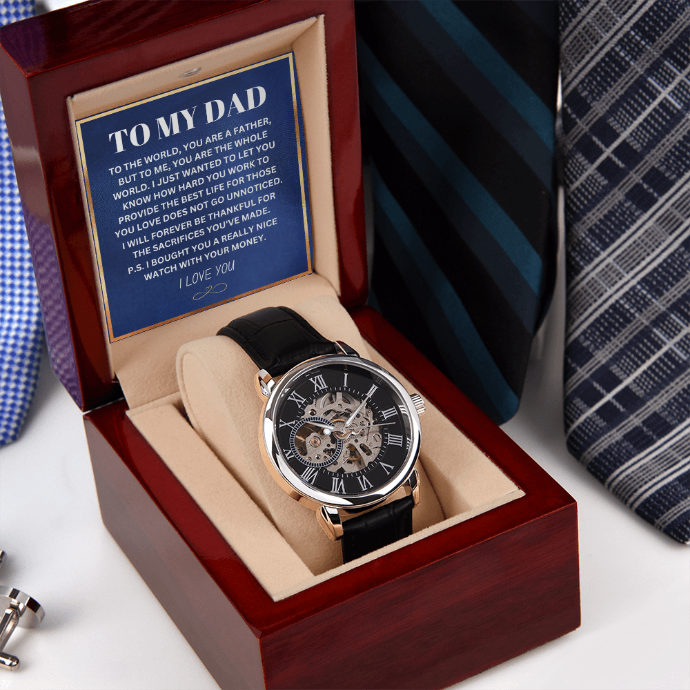 You Are The Whole World - Father's Day Watch Gift for Dad