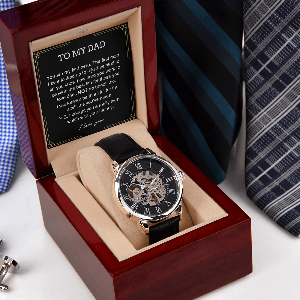 You Are My First Hero - Father's Day Watch Gift for Dad