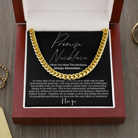 To My Man - Cuban Link Necklace - Promise Necklace