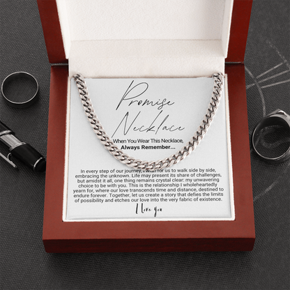 To My Man - Cuban Link Necklace - Promise Necklace