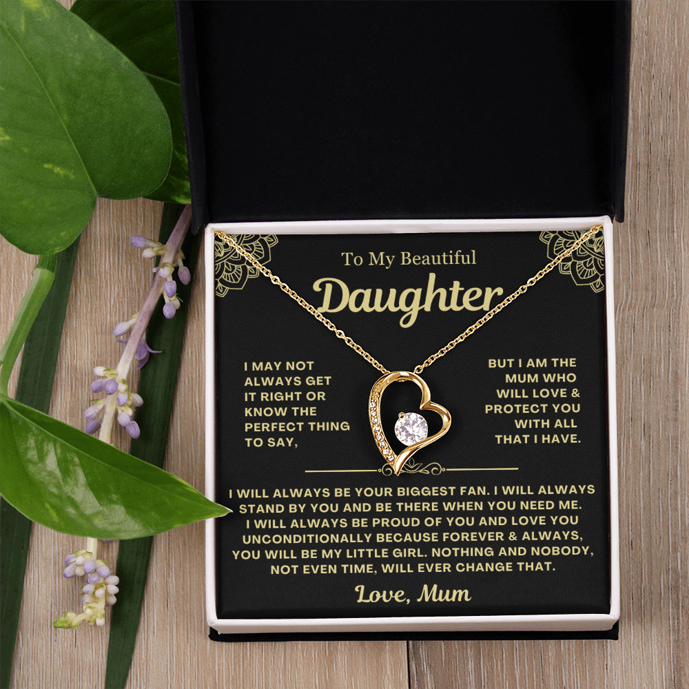 You Will Always Be My Little Girl - Necklace Gift for Daughter from Mum