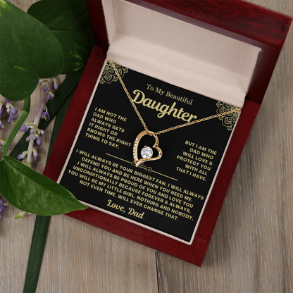 You Will Always Be My Little Girl - Necklace Gift for Daughter from Dad