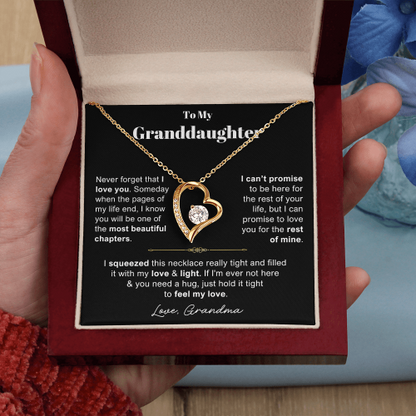 You Will Be One Of The Most Beautifuf Chapters - Necklace Gift for Granddaughter from Grandma