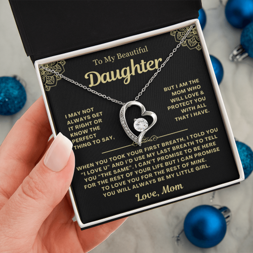 You Will Always Be My Little Girl - Necklace Gift for Daughter from Mom