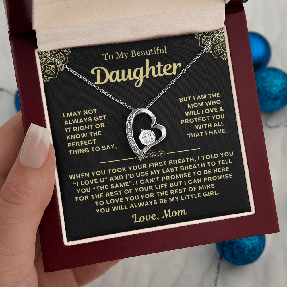You Will Always Be My Little Girl - Necklace Gift for Daughter from Mom