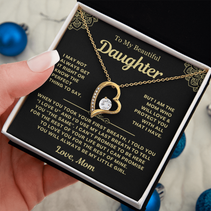 You Will Always Be My Little Girl - Necklace Gift for Daughter from Mom