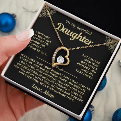 You Will Always Be My Little Girl - Necklace Gift for Daughter from Mum