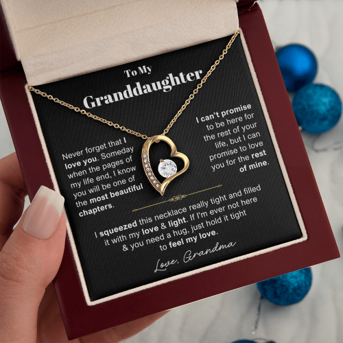 You Will Be One Of The Most Beautifuf Chapters - Necklace Gift for Granddaughter from Grandma