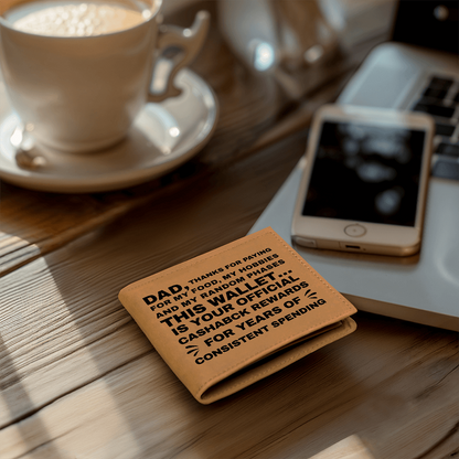 Your Cashback Rewards - Father's Day Wallet Gift for Dad