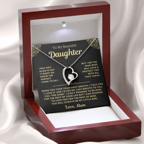 You Will Always Be My Little Girl - Necklace Gift for Daughter from Mum