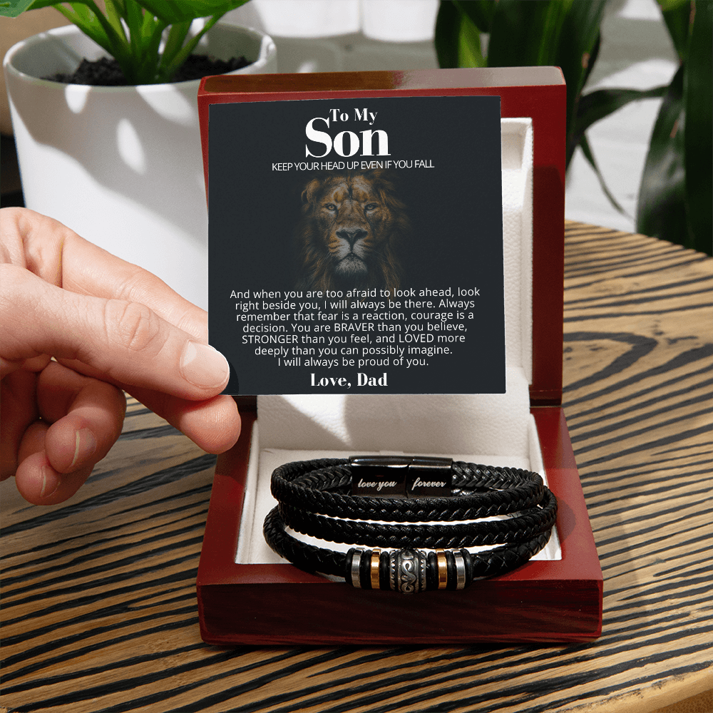 To My Son - Love You Forever Bracelet - Proud of You