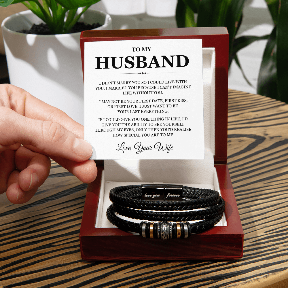 To My Husband - Love You Forever Bracelet - You Are Special To Me Gift