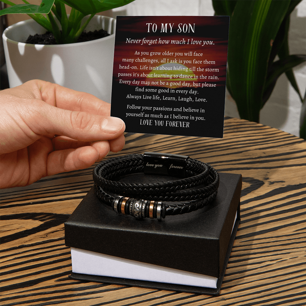 Believe In Yourself - Bracelet Gift to Son