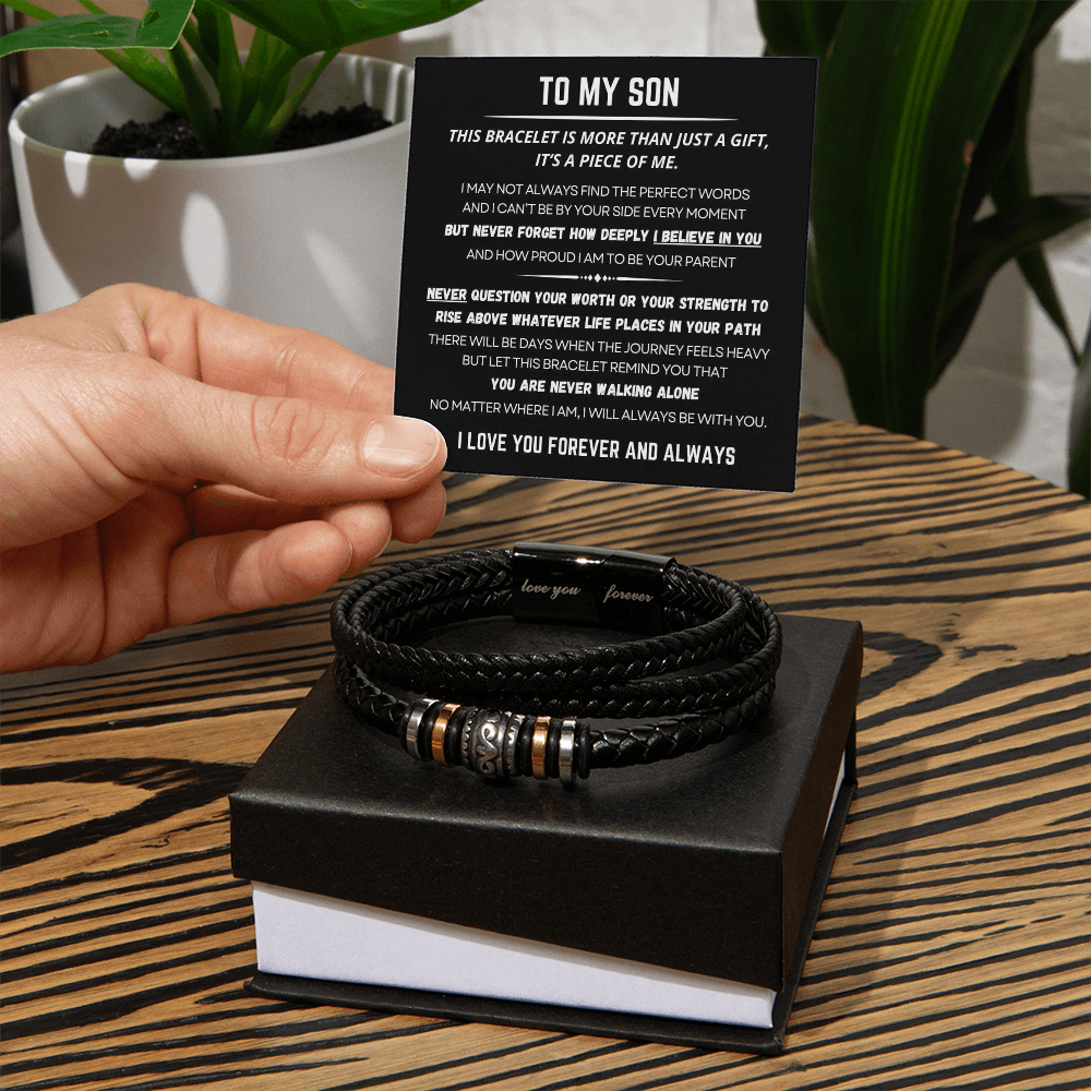 Always Be With You - Bracelet Gift for Son