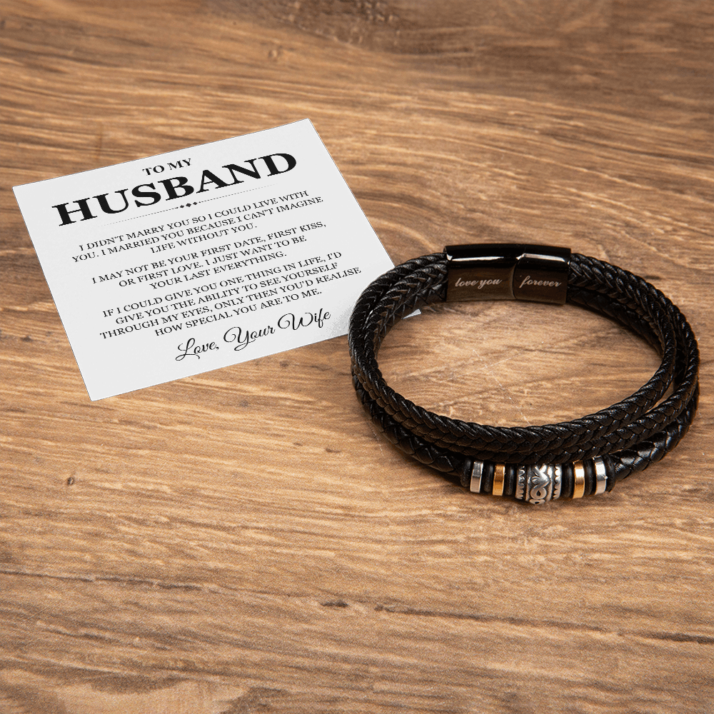 To My Husband - Love You Forever Bracelet - You Are Special To Me Gift