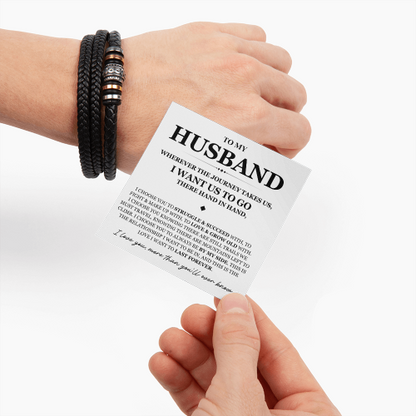 To My Husband - Love You Forever Bracelet - Love You More Than You Know Gift