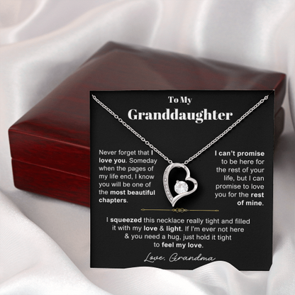 You Will Be One Of The Most Beautifuf Chapters - Necklace Gift for Granddaughter from Grandma