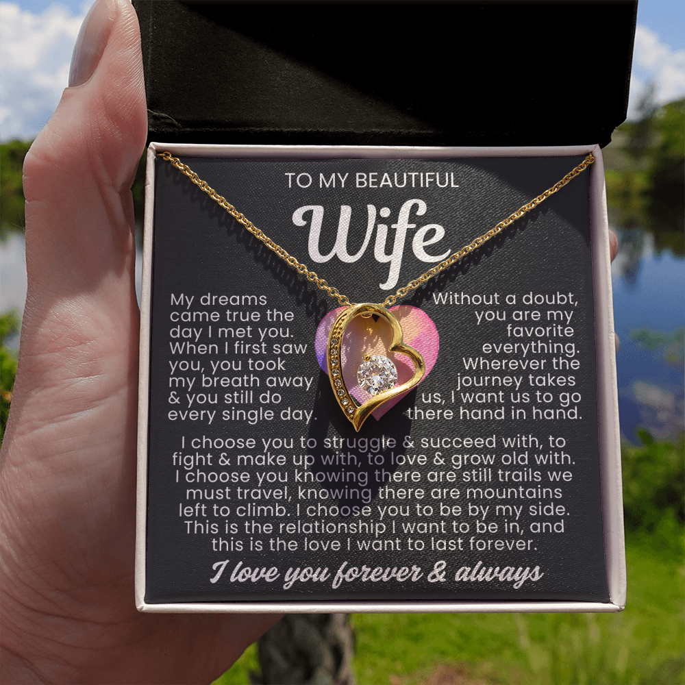 To My Soulmate - Love Heart Necklace - You Are In My Heart