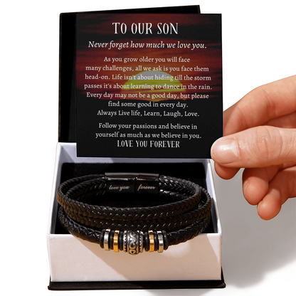 Believe In Yourself - Bracelet Gift to Son