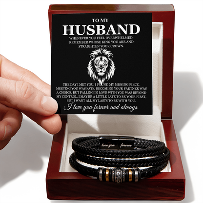 To My Husband - Love You Forever Bracelet - Love You More Than You Know Gift