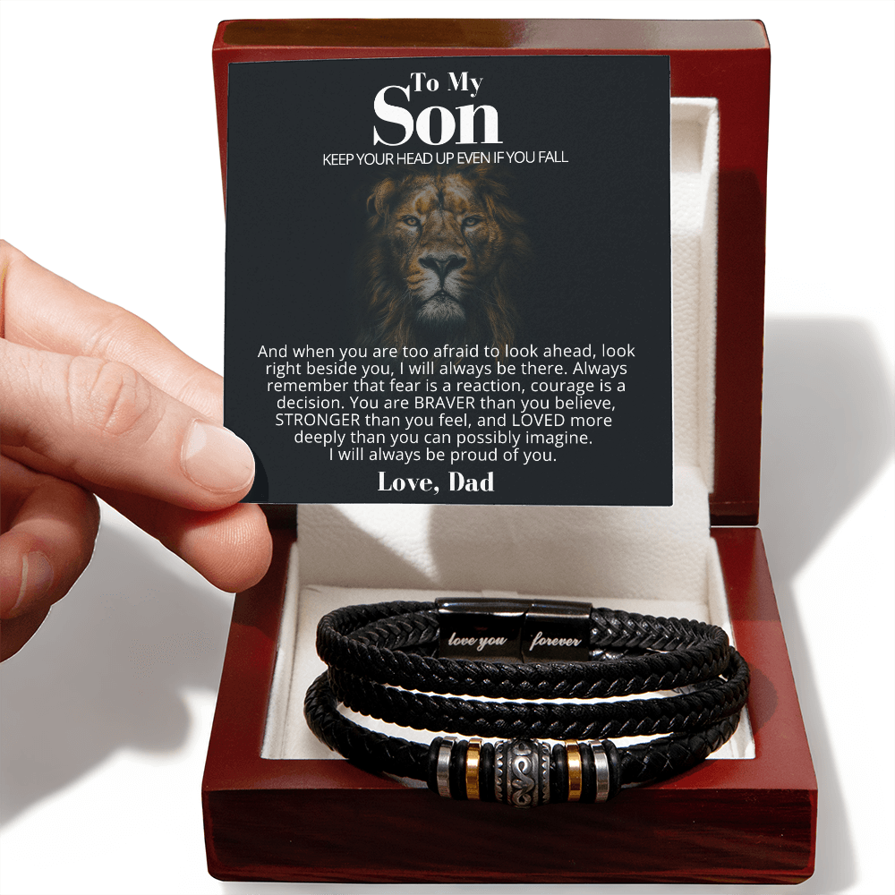 To My Son - Love You Forever Bracelet - Proud of You
