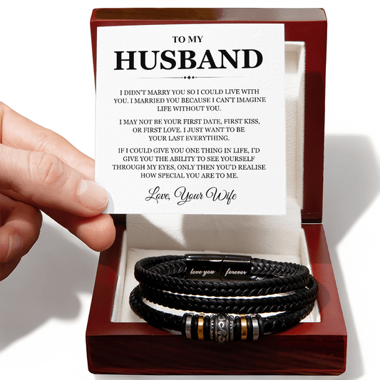 To My Husband - Love You Forever Bracelet - You Are Special To Me Gift
