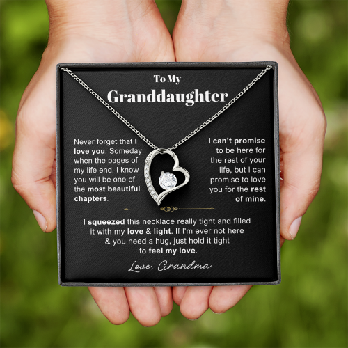 You Will Be One Of The Most Beautifuf Chapters - Necklace Gift for Granddaughter from Grandma