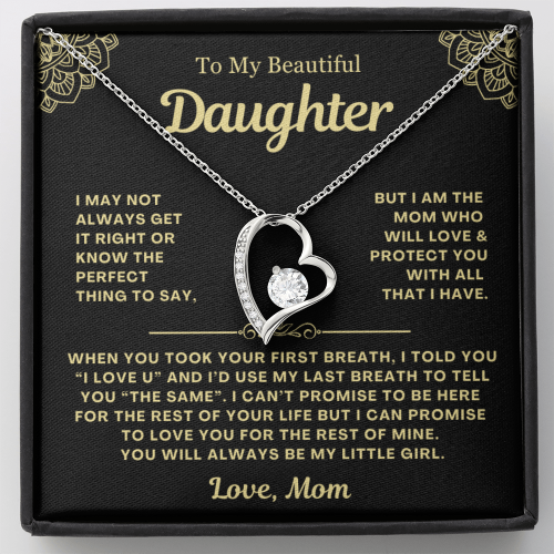 You Will Always Be My Little Girl - Necklace Gift for Daughter from Mom