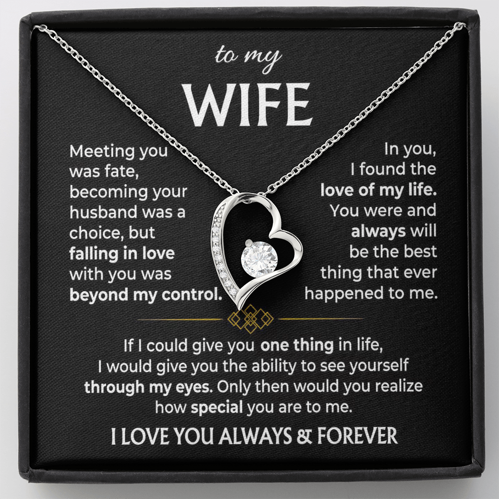 You Are The Best Thing - Necklace Gift to Wife from Husband BLK