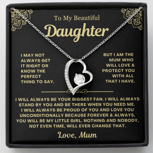 You Will Always Be My Little Girl - Necklace Gift for Daughter from Mum