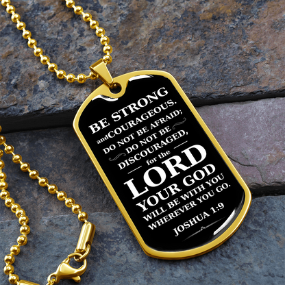 Dog Tag Necklace for Christian Baptism Confirmation and 1st Communion Gift