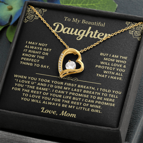 You Will Always Be My Little Girl - Necklace Gift for Daughter from Mom