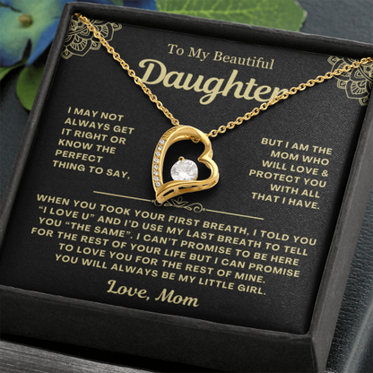 You Will Always Be My Little Girl - Necklace Gift for Daughter from Mom